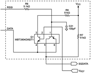 Figure 7. A simple FSK squelch circuit.